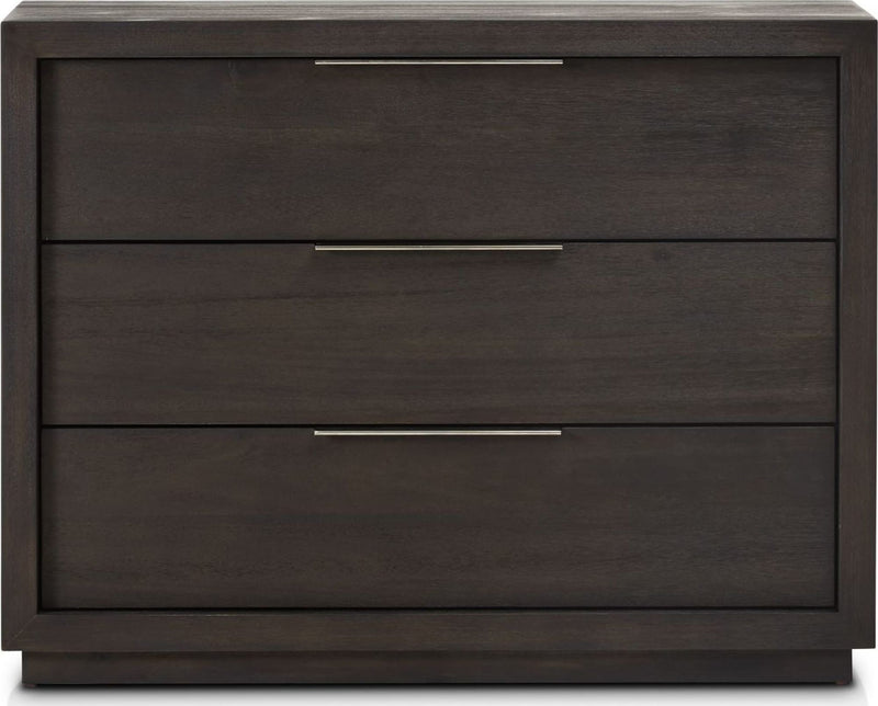 Oxford 3 Drawer Nightstand in Basalt Grey (2024)