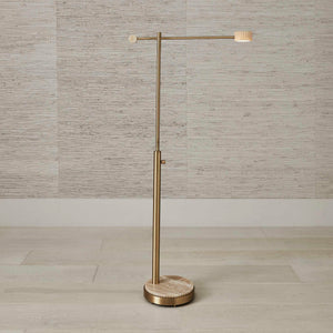 Floral Dollop - Floor Lamp - Gold