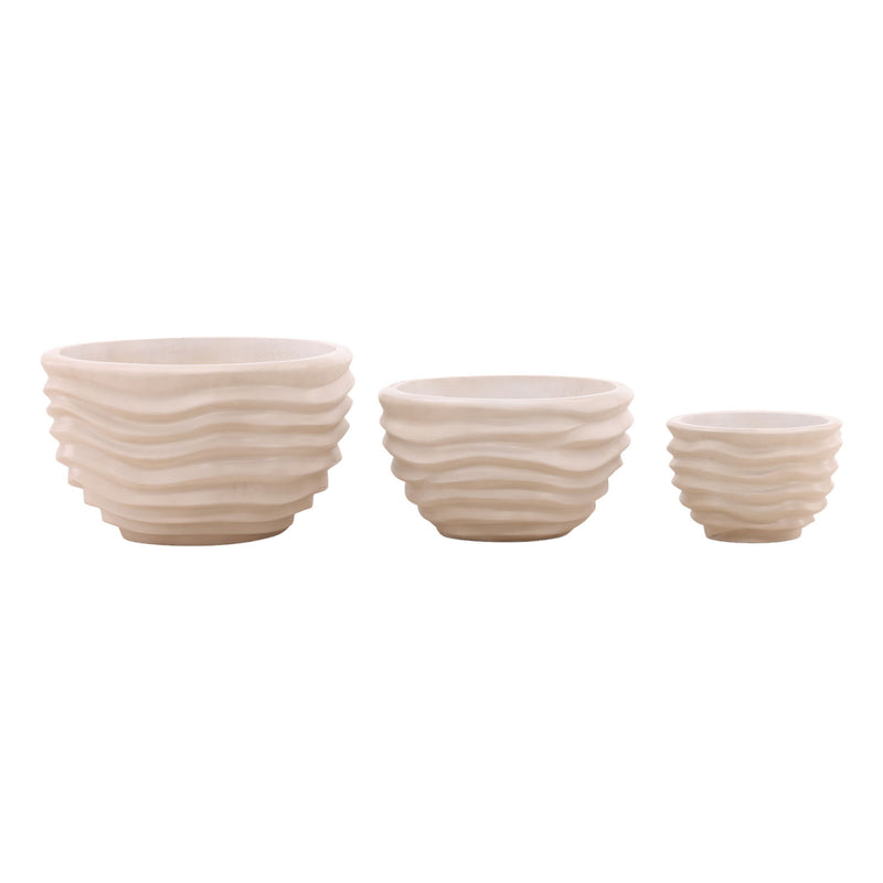 Abramson - Outdoor Planter (Set of 3) - Sand