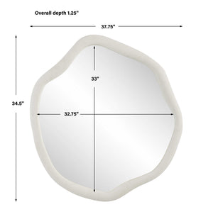 Amorphic - 35" Mirror - White