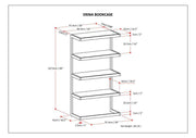 Erina - Handcrafted Bookcase - R&R Furniture Gallery (Fountain Valley, CA)