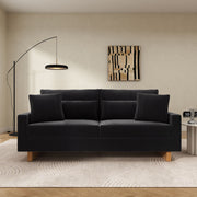Modern Loveseat Sofa With 4 Pillows - R&R Furniture Gallery (Fountain Valley, CA)