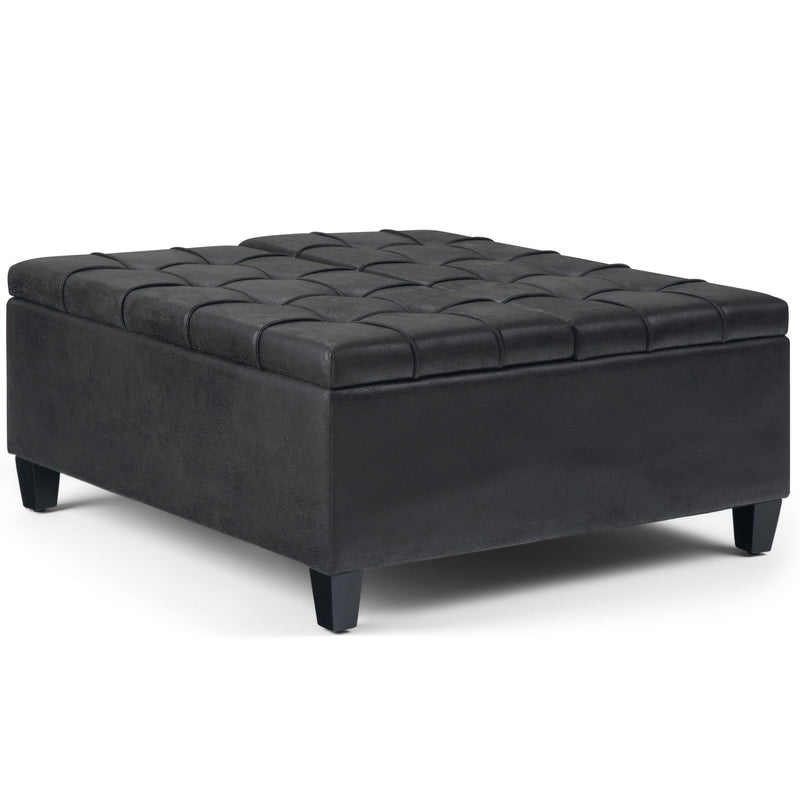 Harrison - Upholstered Coffee Table Storage Ottoman - R&R Furniture Gallery (Fountain Valley, CA)