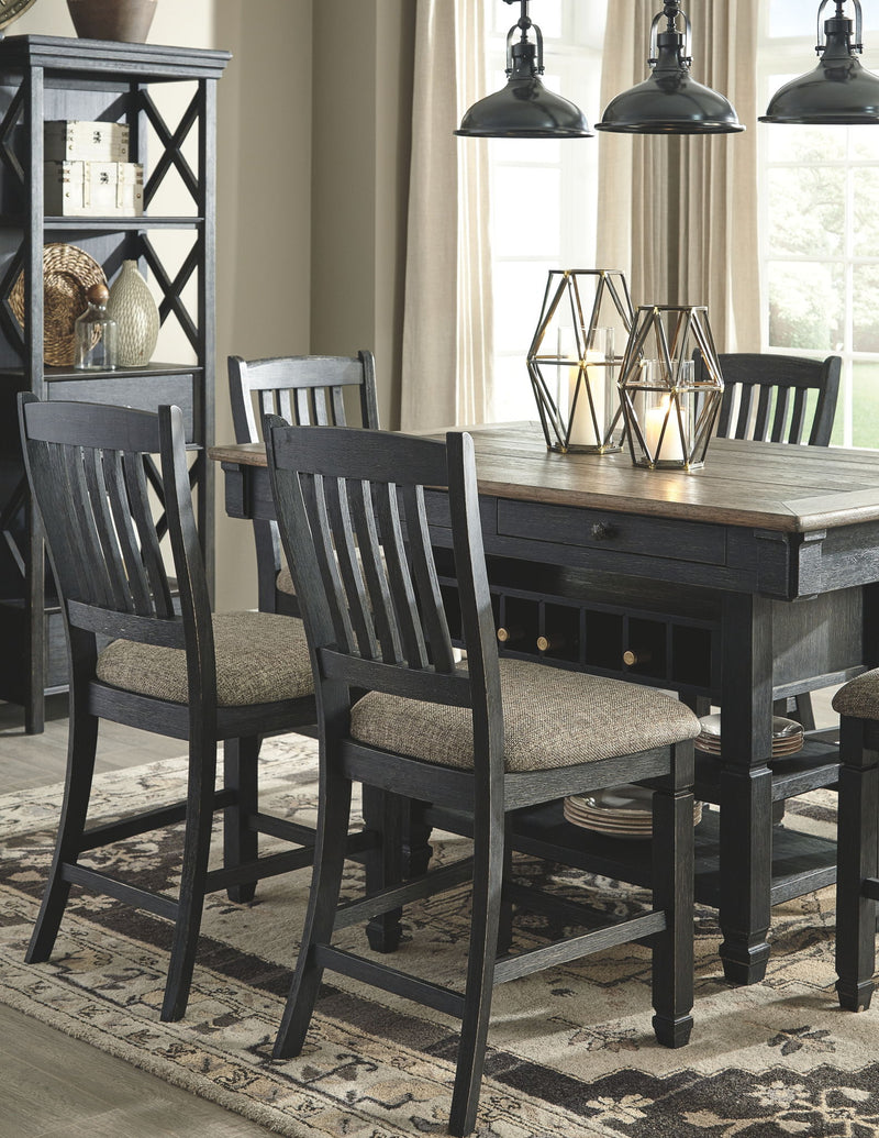 Tyler Creek - Counter Height Table Set - R&R Furniture Gallery (Fountain Valley, CA)