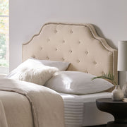 Luella - Button Tufted Upholstered Headboard - R&R Furniture Gallery (Fountain Valley, CA)