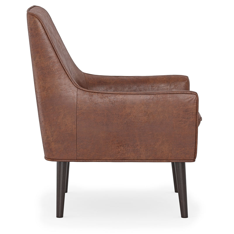 Robson - Accent Chair - Distressed Saddle Brown - R&R Furniture Gallery (Fountain Valley, CA)