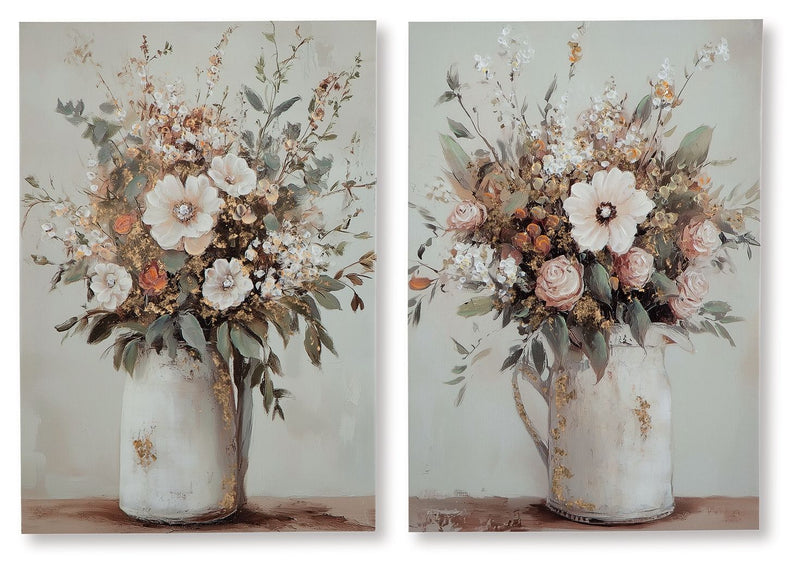 Faisaldon - Wall Art Set (Set of 2) - Multi - R&R Furniture Gallery (Fountain Valley, CA)