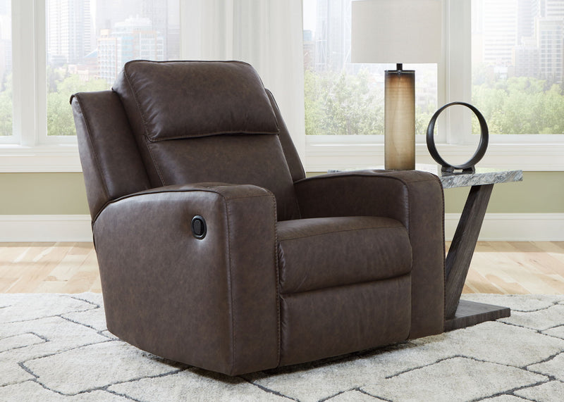 Lavenhorne - Rocker Recliner - Granite - R&R Furniture Gallery (Fountain Valley, CA)