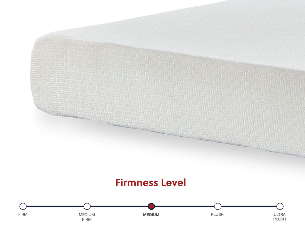 Chime 8 Inch Memory Foam - Medium Memory Foam Mattress - R&R Furniture Gallery (Fountain Valley, CA)