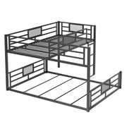 Dreamland L-shaped bunk bed with safety features, showcasing the sturdy wooden frame and space-saving design in a modern bedroom setting.
