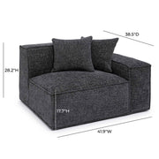 Mindy - RAF Corner Chair - R&R Furniture Gallery (Fountain Valley, CA)