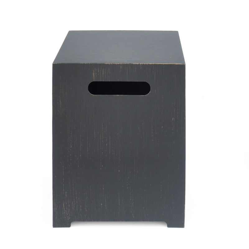 Modern Tank Holder Side Table With Powder Coated Frame - R&R Furniture Gallery (Fountain Valley, CA)