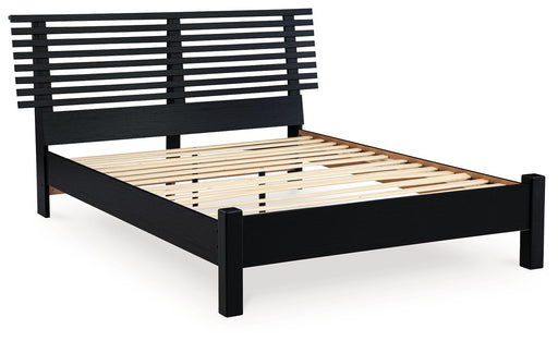 Danziar - Slat Panel Bed With Low Footboard - R&R Furniture Gallery (Fountain Valley, CA)