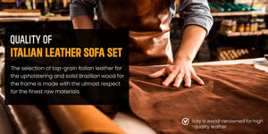 1120 - Leather Living Room Set - R&R Furniture Gallery (Fountain Valley, CA)