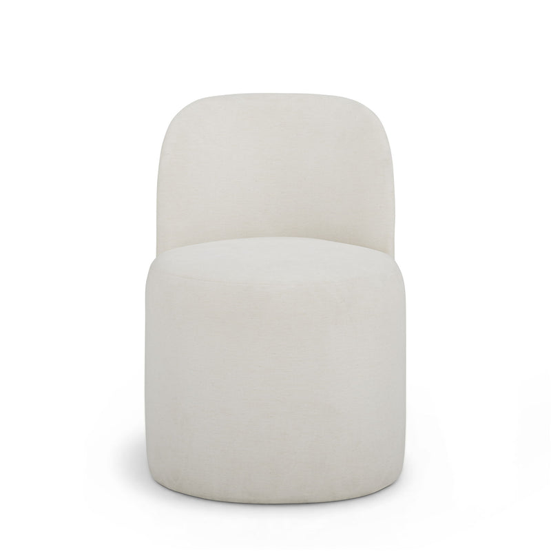TOV Furniture Persa side dining chair with a sleek wooden frame and upholstered seat, stylish and comfortable for dining rooms.