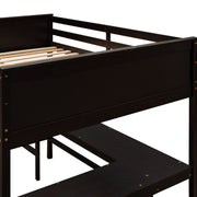 Loft Bed With Shelves With Desk - R&R Furniture Gallery (Fountain Valley, CA)