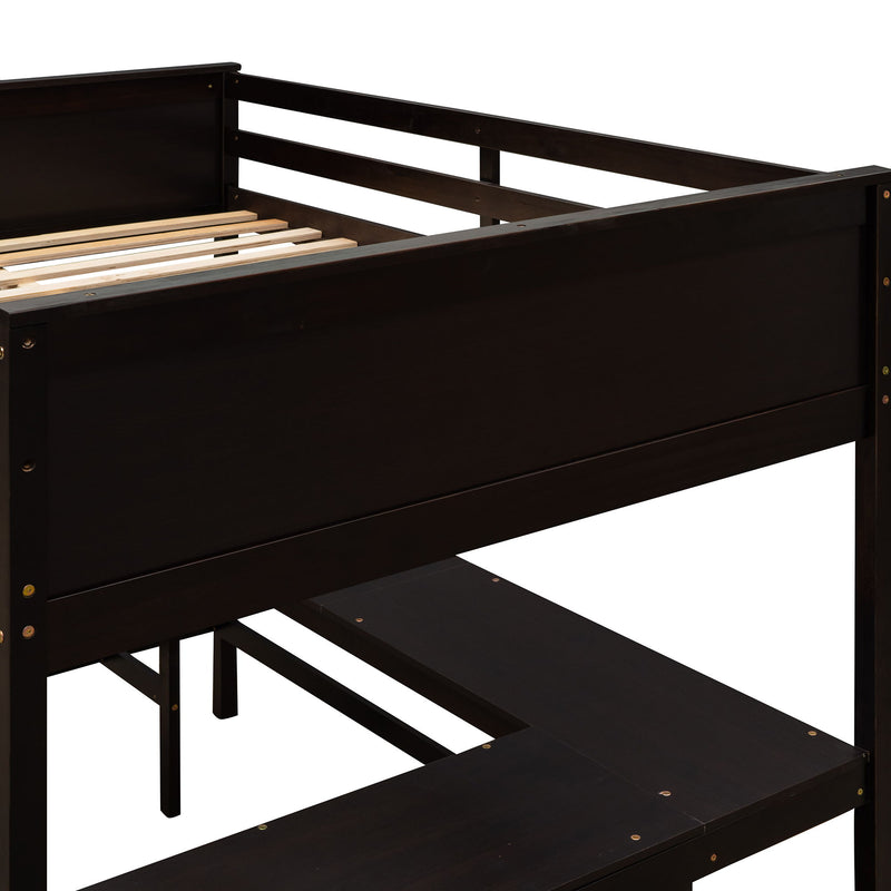 Loft Bed With Shelves With Desk - R&R Furniture Gallery (Fountain Valley, CA)