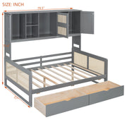 Daybed And All In One Cabinet And Shelf - R&R Furniture Gallery (Fountain Valley, CA)