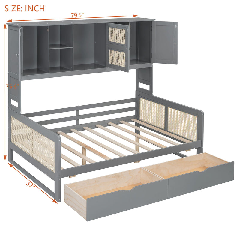 Daybed And All In One Cabinet And Shelf - R&R Furniture Gallery (Fountain Valley, CA)