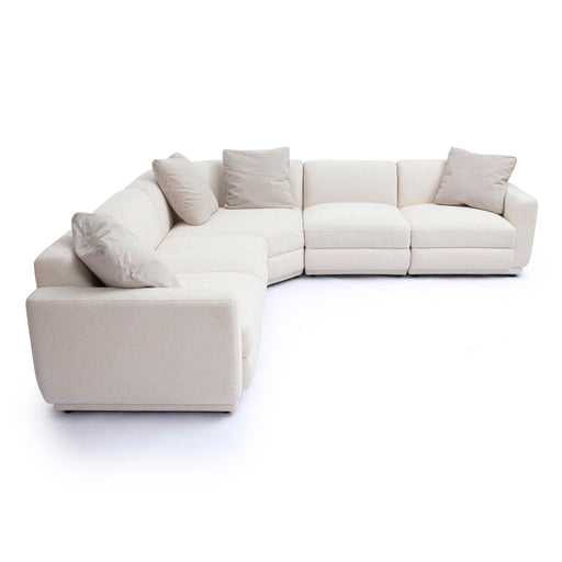 Perry - Modular L-Sectional - Cream - R&R Furniture Gallery (Fountain Valley, CA)