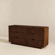 Lola - Dresser With 6 Drawers - Dark Brown - R&R Furniture Gallery (Fountain Valley, CA)