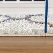 Loft Shag - 5' 3" X 7' Shaggy Area Rug, Polypropylene - Ivory - R&R Furniture Gallery (Fountain Valley, CA)