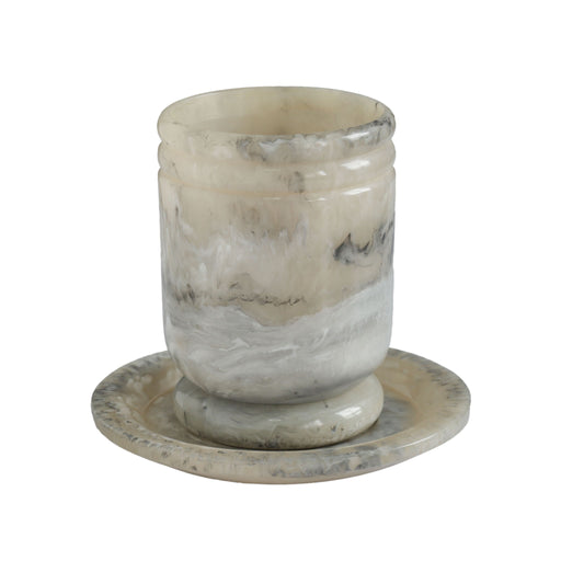 Channeled - Swirl Resin Kiddush Cup - R&R Furniture Gallery (Fountain Valley, CA)