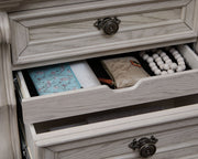 Bruchandi - Three Drawer Night Stand - Antique White - R&R Furniture Gallery (Fountain Valley, CA)