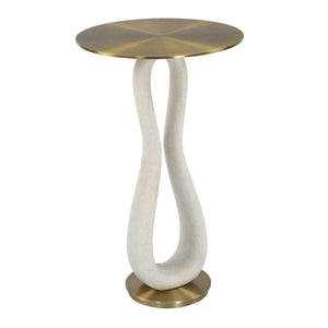 Sonia - Modern Accent Table - Brass