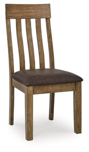 Urbinforte - Dining Upholstered Side Chair (Set of 2) - Light Brown - R&R Furniture Gallery (Fountain Valley, CA)
