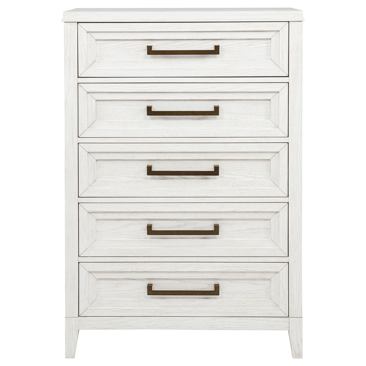 Inverness - 5 Drawer Bedroom Chest - White