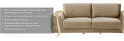 1051 - Contemporary Velvet Loveseat - R&R Furniture Gallery (Fountain Valley, CA)