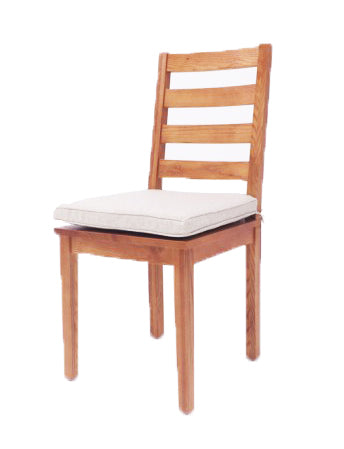 Lance Modern Ash Wood Dining Chair w/ Cushion (Set of 2) — view 5