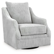 Gubbins - Swivel Accent Chair - Gray - R&R Furniture Gallery (Fountain Valley, CA)