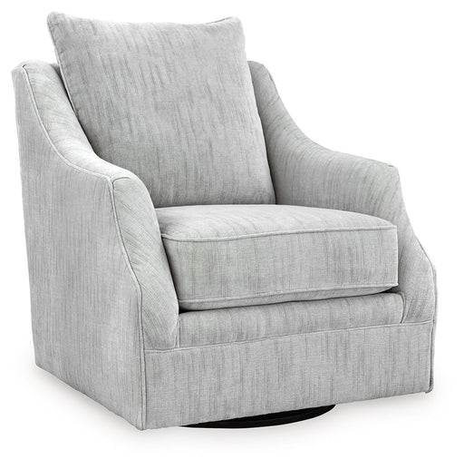 Gubbins - Swivel Accent Chair - Gray - R&R Furniture Gallery (Fountain Valley, CA)
