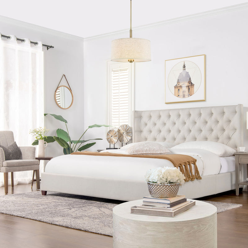 Manhattan - Shelter King Platform Bed Frame - R&R Furniture Gallery (Fountain Valley, CA)