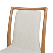 Scandi - Upholstered Dining Chair, Stain Resistant High (Set of 2) - Natural Light Brown / White Pepper - R&R Furniture Gallery (Fountain Valley, CA)