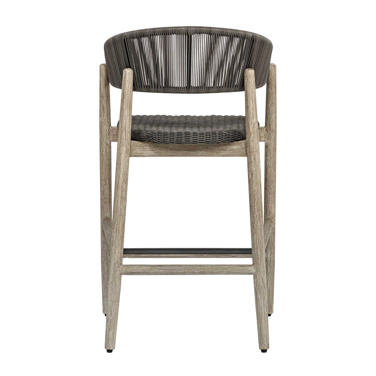 Dermott - Outdoor Counter Stool - Brown / Dark Gray