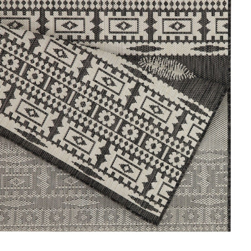 Sunshine - 5'3" X 7'3" Indoor, Outdoor Area Rug Polypropylene - Anthracite - R&R Furniture Gallery (Fountain Valley, CA)