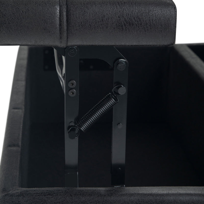 Harrison - Upholstered Coffee Table Storage Ottoman - R&R Furniture Gallery (Fountain Valley, CA)