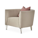 Linea - Matching Chair - Metallic / SilverMist - R&R Furniture Gallery (Fountain Valley, CA)