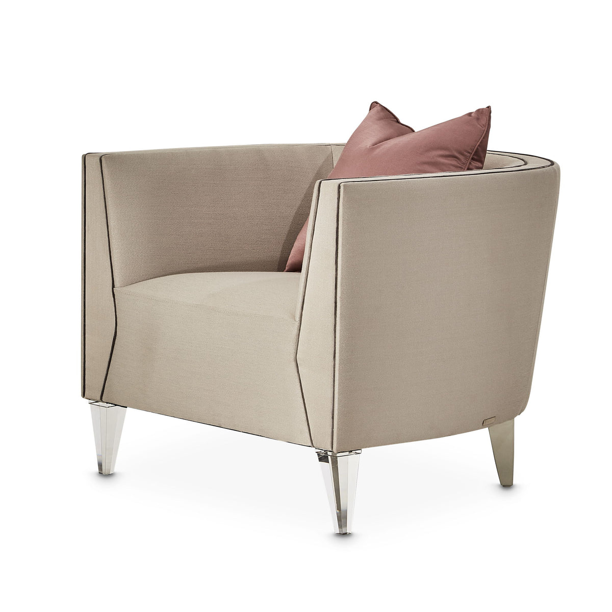 Linea - Matching Chair - Metallic / SilverMist - R&R Furniture Gallery (Fountain Valley, CA)
