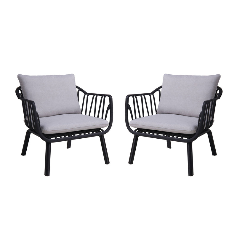 Huron - Outdoor Club Chair (Set of 2) - R&R Furniture Gallery (Fountain Valley, CA)