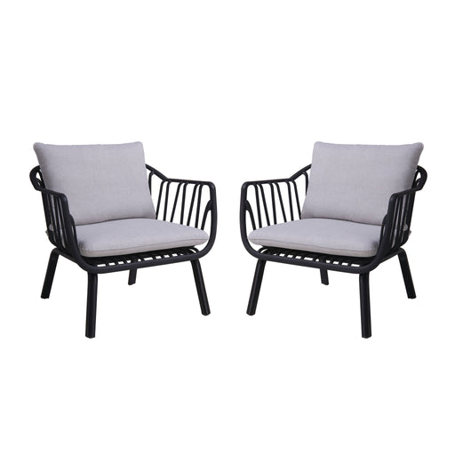 Huron - Outdoor Club Chair (Set of 2) - R&R Furniture Gallery (Fountain Valley, CA)