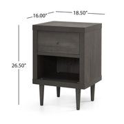 Nystrom - Single Drawer Nightstand - R&R Furniture Gallery (Fountain Valley, CA)