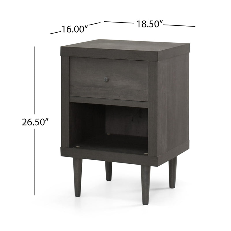 Nystrom - Single Drawer Nightstand - R&R Furniture Gallery (Fountain Valley, CA)