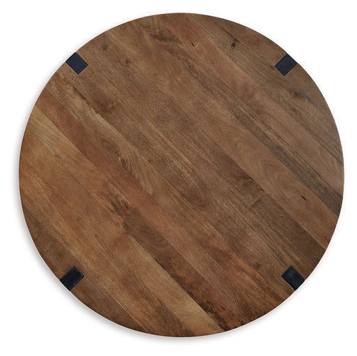 Hanneforth - Round Cocktail Table - Brown - R&R Furniture Gallery (Fountain Valley, CA)