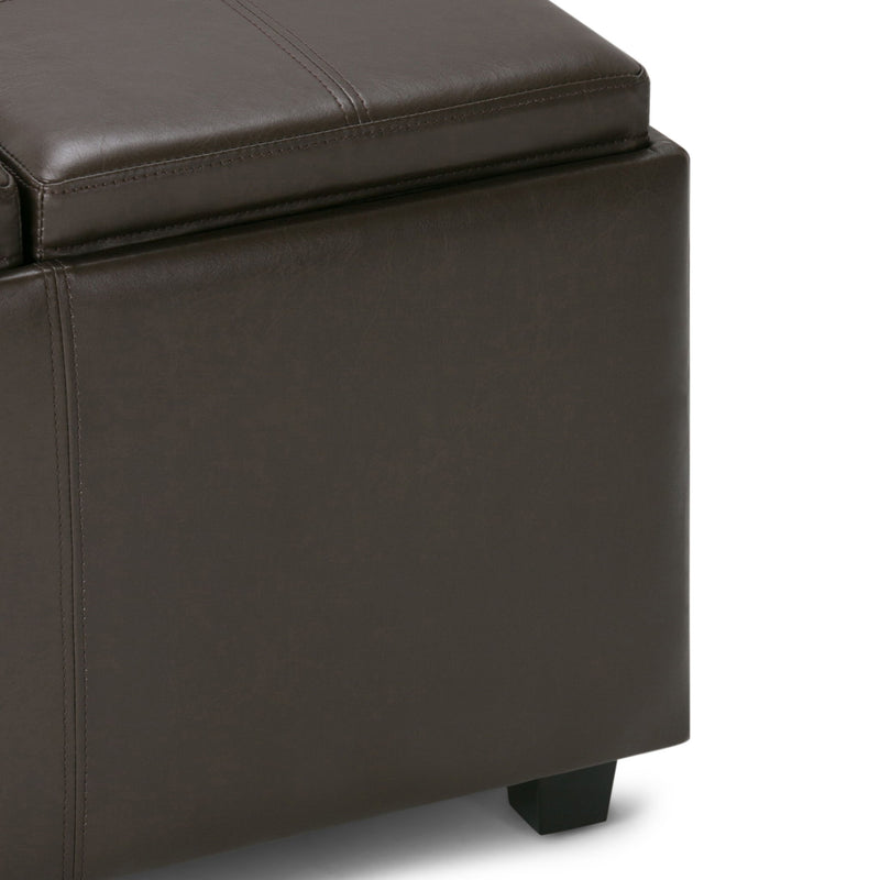 Avalon - Upholstered Storage Ottoman - R&R Furniture Gallery (Fountain Valley, CA)
