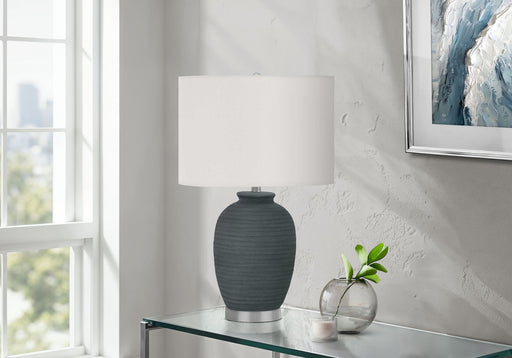 Lighting, Table Lamp, Ceramic, Contemporary - Blue - R&R Furniture Gallery (Fountain Valley, CA)