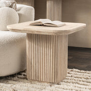 Vander - Solid Wood Square End Table - R&R Furniture Gallery (Fountain Valley, CA)